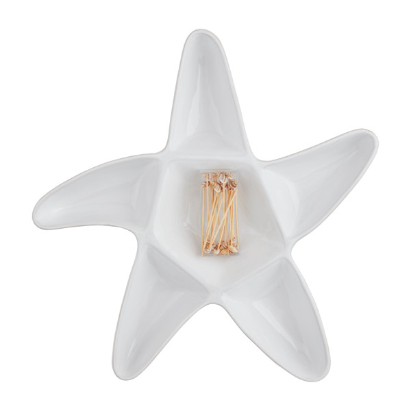 Starfish Server And Toothpick Set | Mud Pie