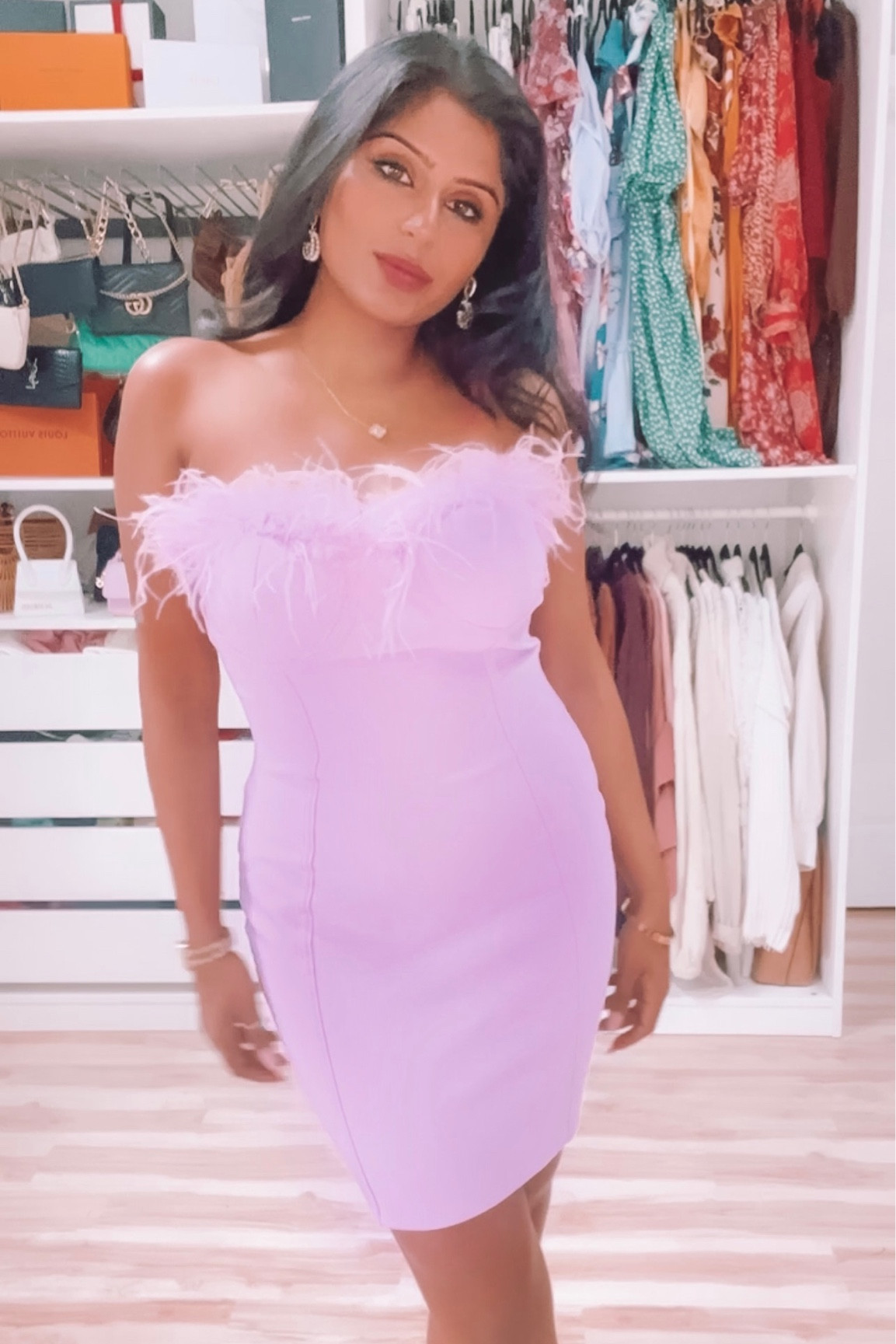 Walking into birthday weekend like…. Help me pick out my Birthday Fit! 🎊Purple or Black ?💜🖤 #birthdayfit
.
.
Shop the look 
1️⃣ https://liketk.it/3RNmw
2️⃣ link in bio 


#LTKstyletip #LTKunder100 #LTKsalealert