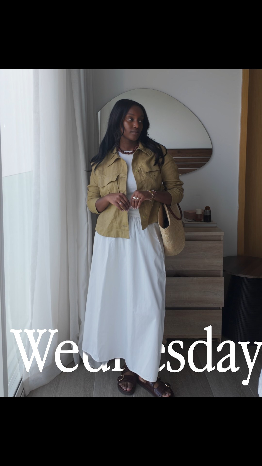 Wednesday : Styling linen shirt and white poplin midi skirt for minimal chic summer outfit  

#LTKmodest #LTKsummer #LTKuk