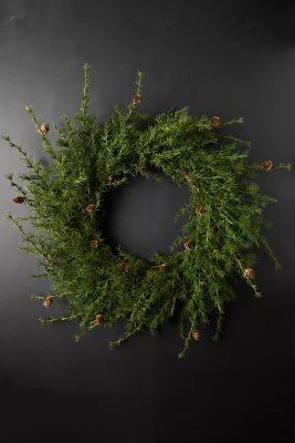 Faux Larch Wreath | Anthropologie (US)