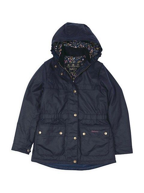 Little Girl's & Girl's Cassley Waxed Cotton Jacket | Saks Fifth Avenue