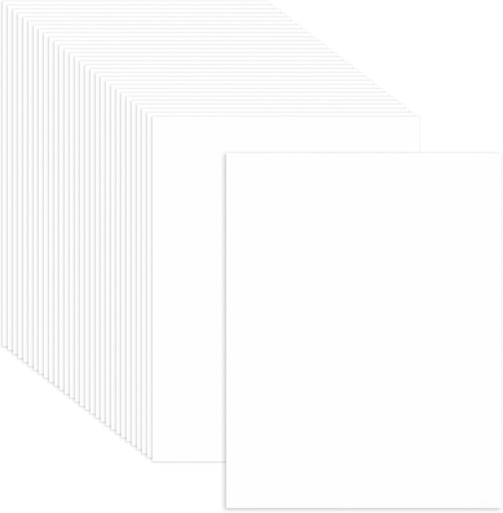30 Sheets White Cardstock - 8.5'' x 11'' 92lb Cover Card Stock 250GSM Heavyweight Paper Thick Pap... | Amazon (CA)