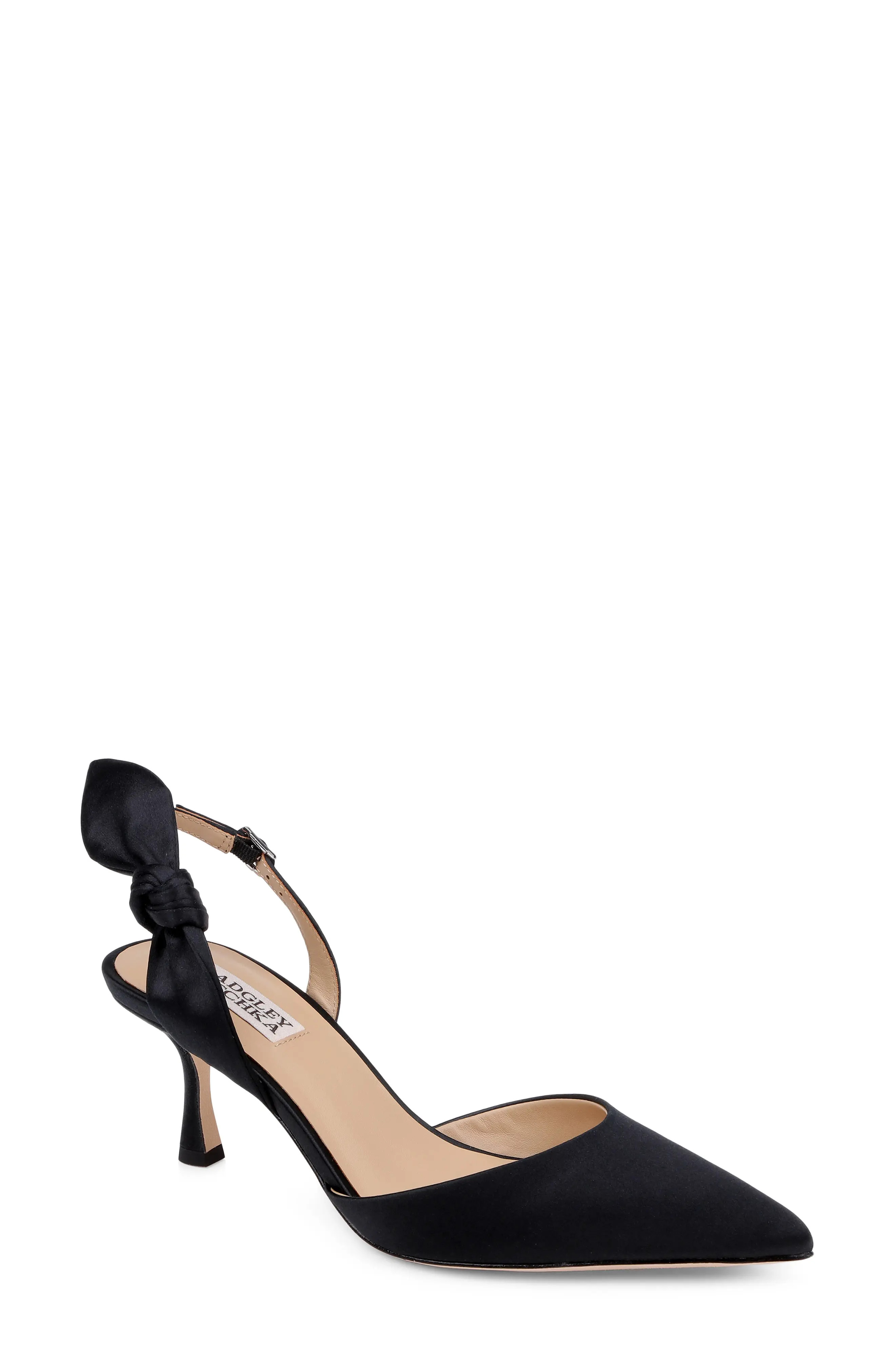 Badgley Mischka Collection Yuan d'Orsay Pump in Gold Metallic at Nordstrom, Size 10 | Nordstrom