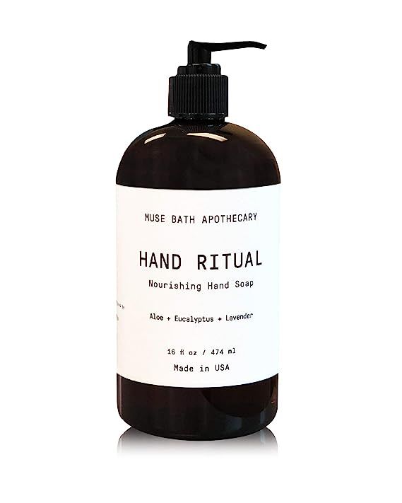 Muse Bath Apothecary Hand Ritual - Aromatic and Nourishing Hand Soap, 16 oz, Infused with Natural... | Amazon (US)