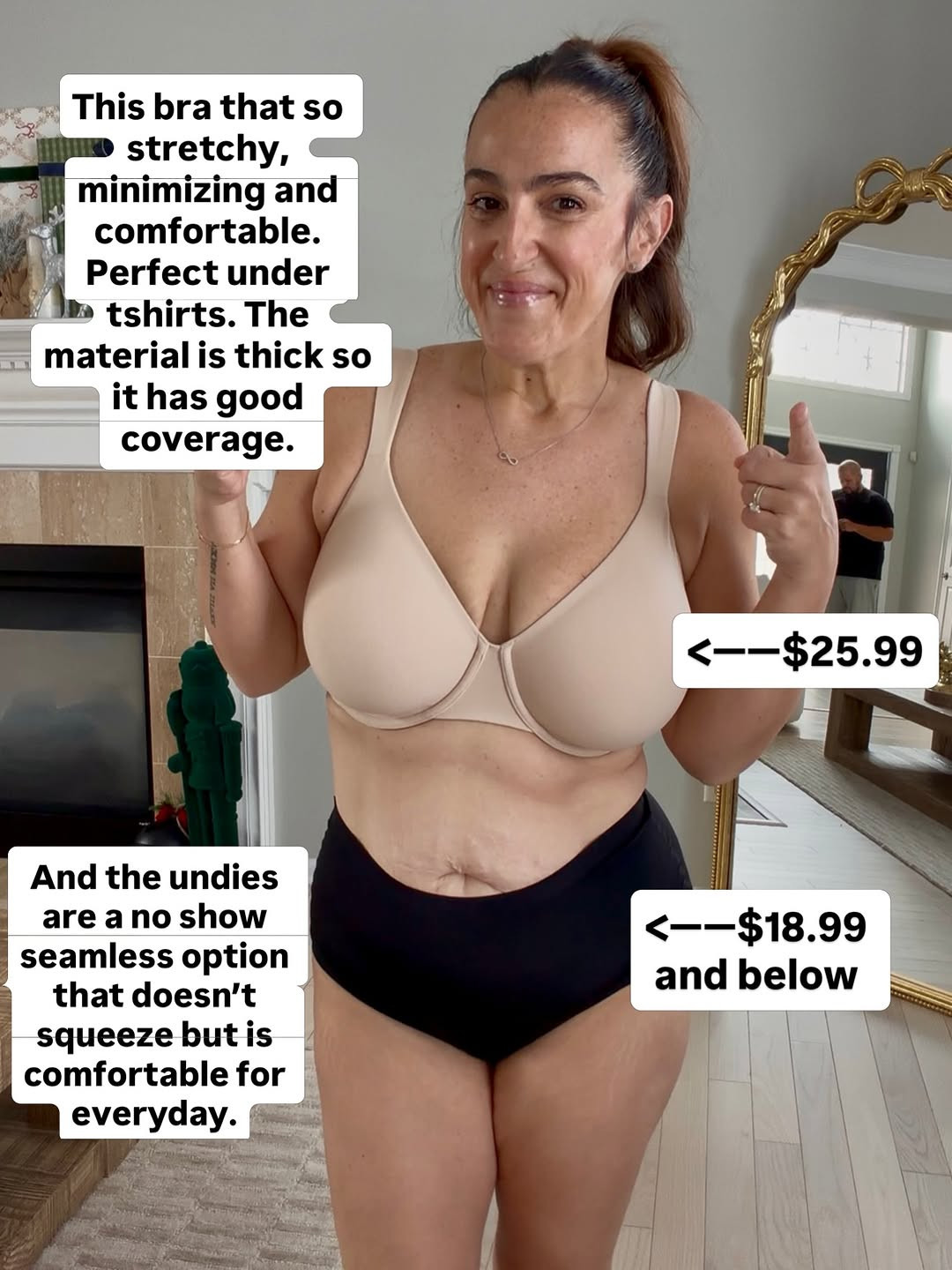 Wearing a Medium in the undergarments. 

 #LTKOver40 #LTKMidsize #LTKPlusSize