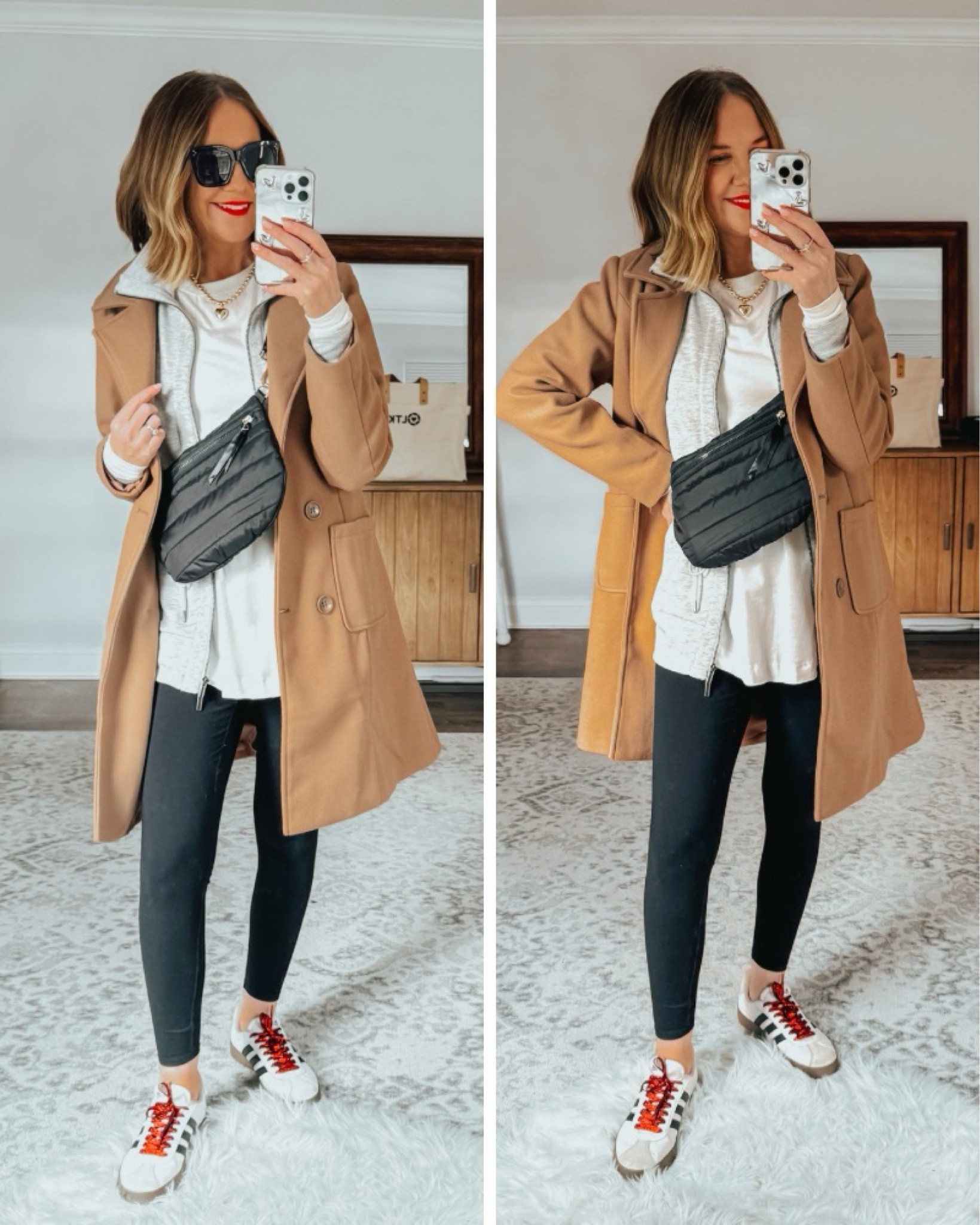 Comfy errands outfit for the win🙌🏼🫶🏼wearing a medium in everything, sneakers fit TTS 
#winteroutfit #adidassneakers #founditonamazon #comfychic 

Winter outfit, comfy outfit, everyday outfits, easy outfit, classic style, casual outfit idea, mom ootd, mom life, holiday magic, holiday prep, what to wear, how to style, adidas sambas, athleisure style



#LTKStyleTip #LTKOver40 #LTKSaleAlert