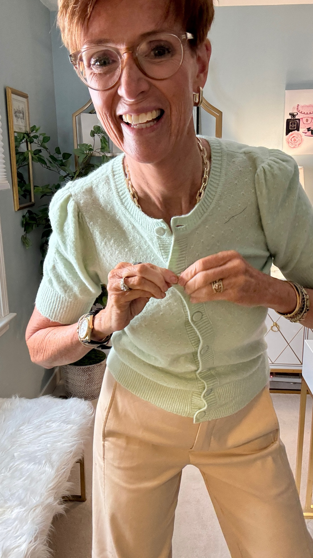 New arrivals from Ann Taylor
Cardigan small
Pants 8 tall

#LTKTall #LTKOver40 #LTKootd