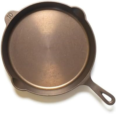 Lancaster Cast Iron No. 10 Skillet - 11-5/8-Inch Pre-Seasoned Heirloom Pan - Made in USA | Amazon (US)