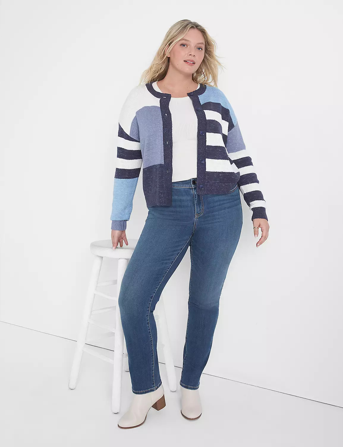 Signature Fit Ankle Straight Jean - Dark Wash | LaneBryant | Lane Bryant (US)