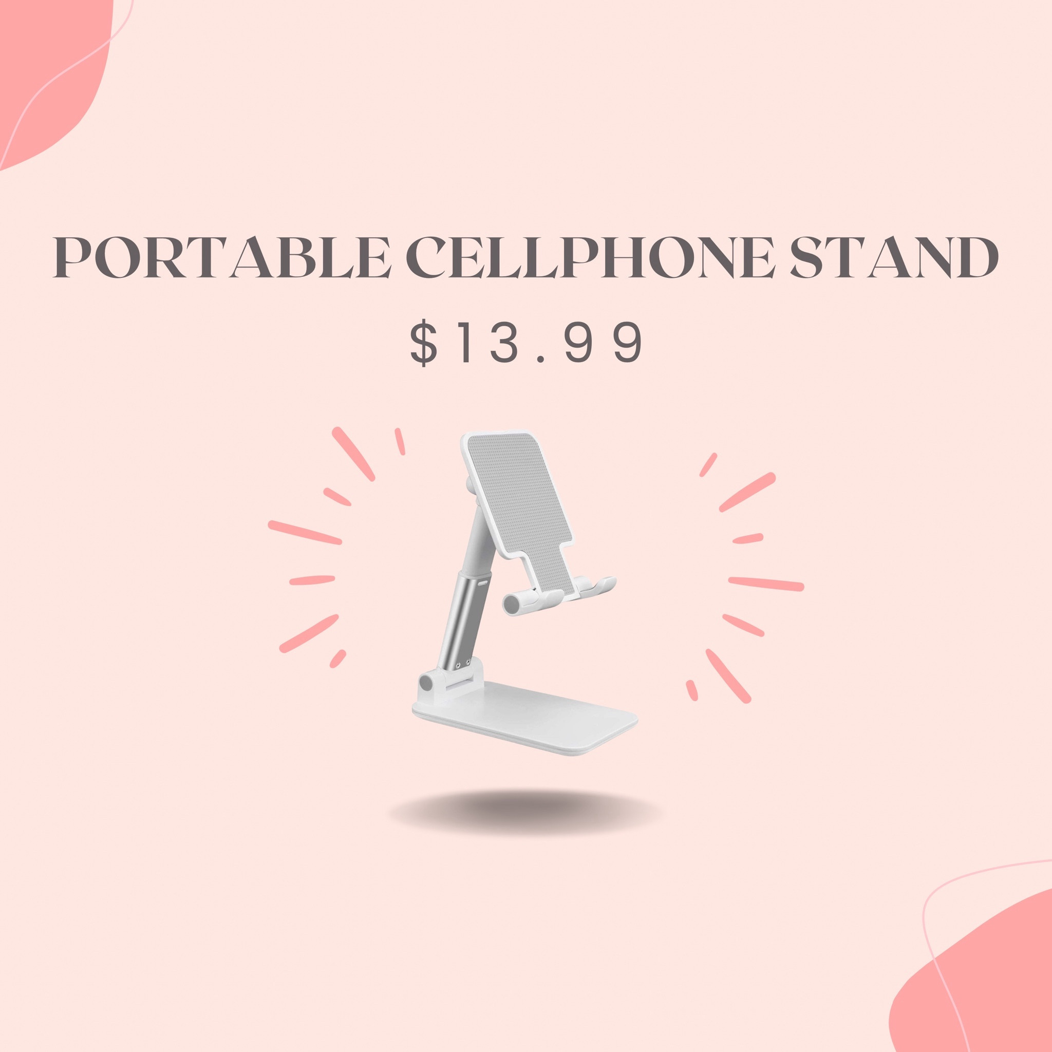 My mother-in-law gifted me with this cellphone stand, and it’s seriously something I NEVER thought I needed, but 100% can no longer live without! 

I love that it is compactible, easy to transport, has adjustable height, and can hold your phone both vertically and horizontally! It has rubber grips on the bottom so it doesn’t slide on your table, and on the mount that your phone leans against as well so it stays put. AND it’s under $15! 

I have been loving using this while colouring, because I can just throw Netflix on and have it at eye-level instead of flat on my table and struggling with glares, it getting blocked by markers, etc. This will also be incredibly useful in my kitchen, and I’m sure it would be amazing for those who work at an office/tabletop all day. 

If you don’t have a phone stand, this is your sign! It’s such a simple concept that is incredibly useful. 

#LTKhome #LTKfindsunder50 #LTKGiftGuide