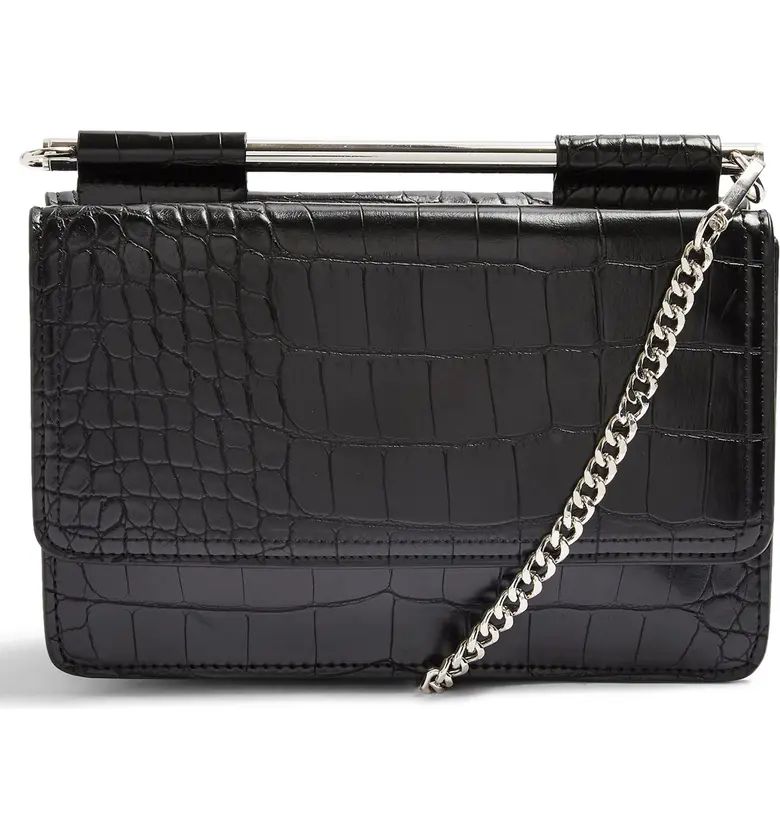 Embossed Faux Leather Crossbody Bag | Nordstrom