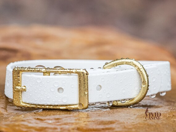 BioThane® Waterproof Dog Collar  White | Etsy | Etsy (US)