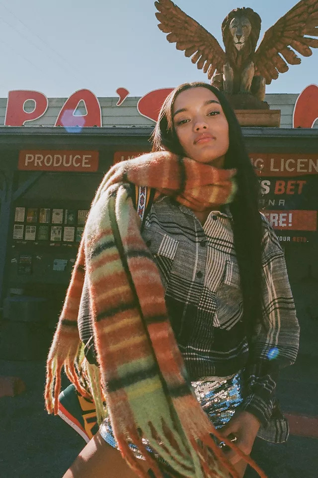 UO Plaid Scarf | Urban Outfitters (US and RoW)