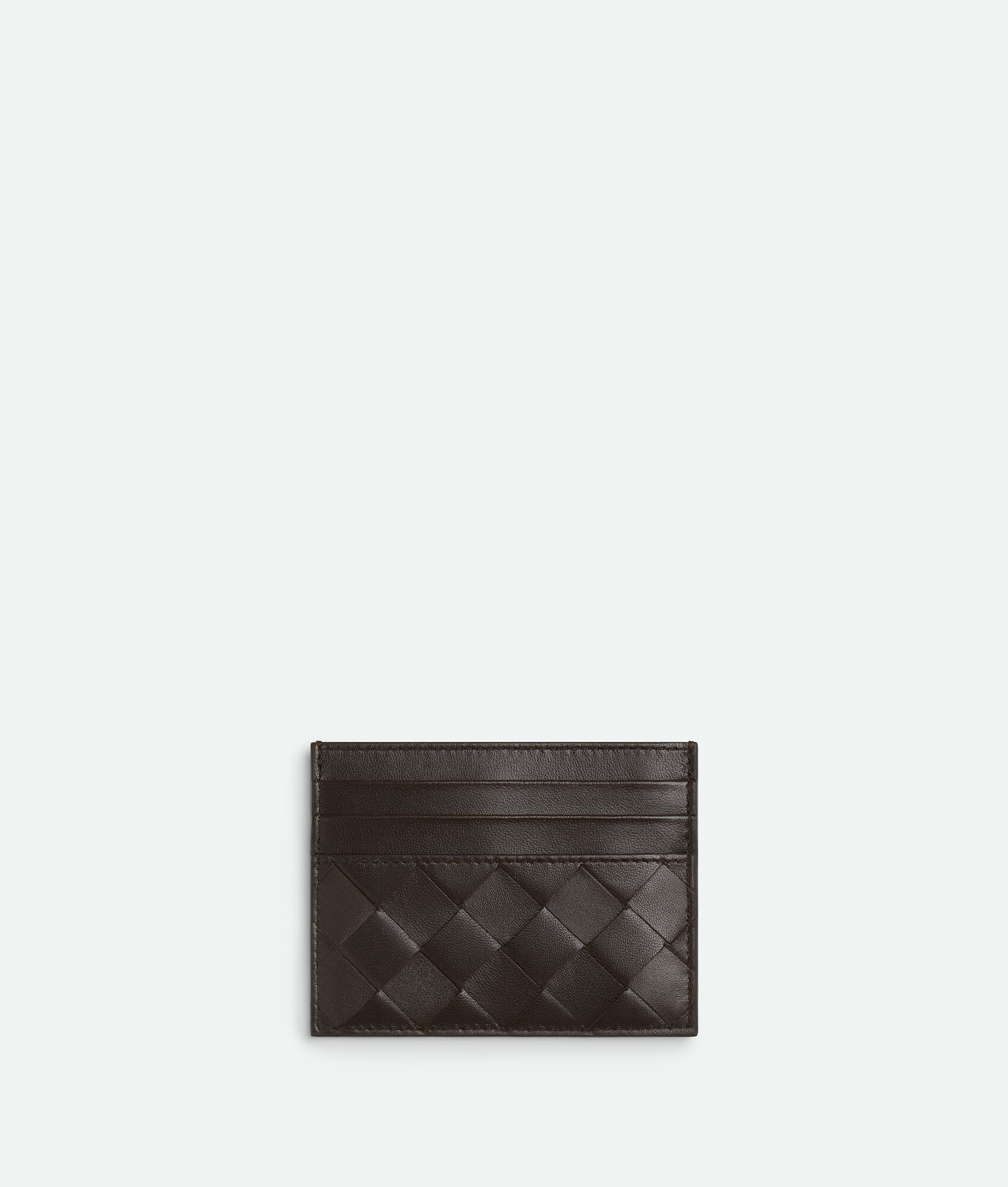 Women's Intrecciato Credit Card Case in Fondant | Bottega Veneta US | Bottega Veneta