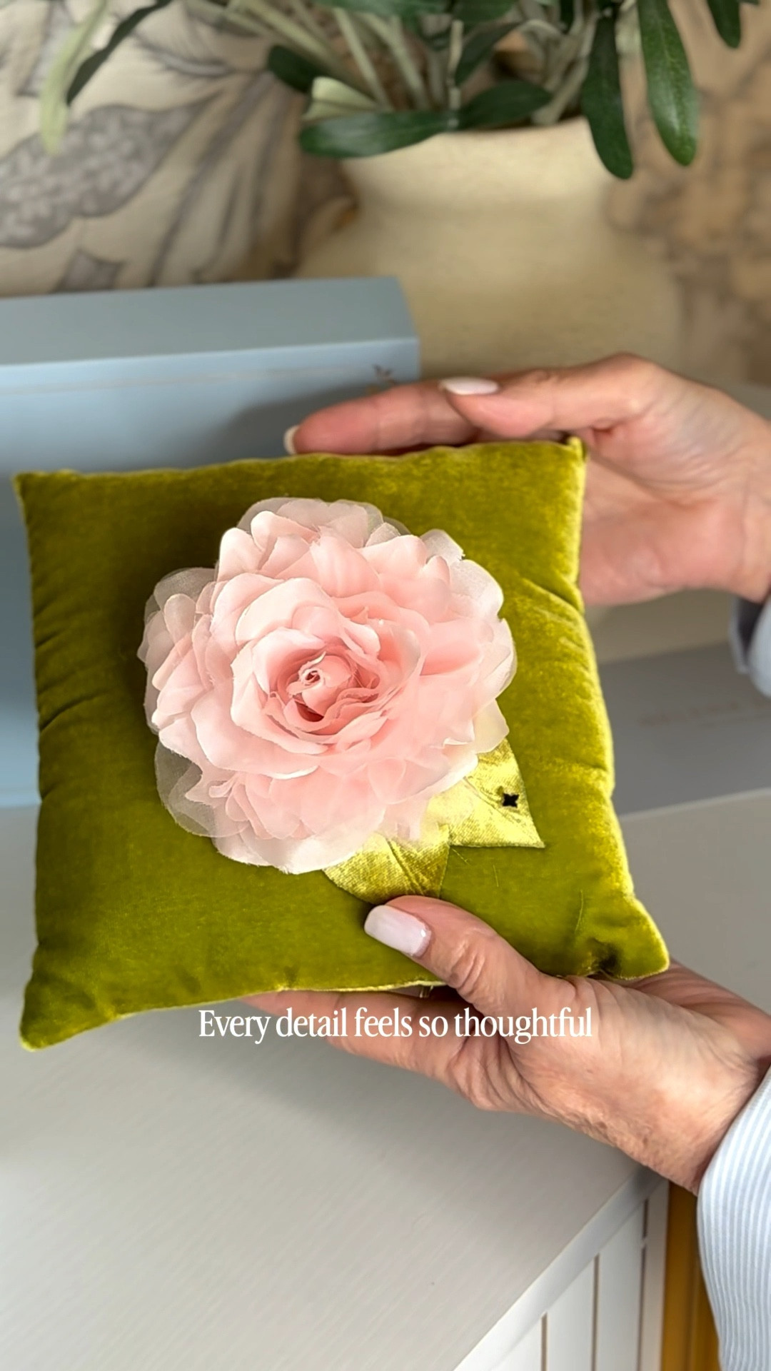 I'm hosting a Galentine’s party, and I’m adding a Helena Simon floral brooch to my outfit.  

The attention to detail, from opening the box to pinning the brooch on my sweater - honestly made me smile. It's one of those moments that reminds me why I like accessories, fashion, and getting dressed. 

For this brooch and others, follow me and comment shop, I’ll send you the links. 

@nordstrom 

#LTKOver40 #LTKValentine #LTKgrwm