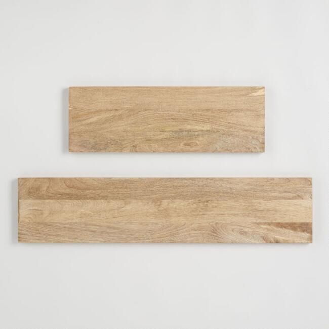 Natural Wood Mix & Match Wall Shelves | World Market