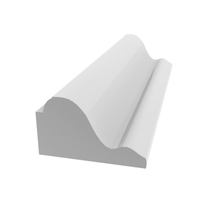 Royal Building Products 1-1/4-in x 8-ft Unfinished PVC Base Cap Moulding (Actual: 1.125-in x 8-ft... | Lowe's