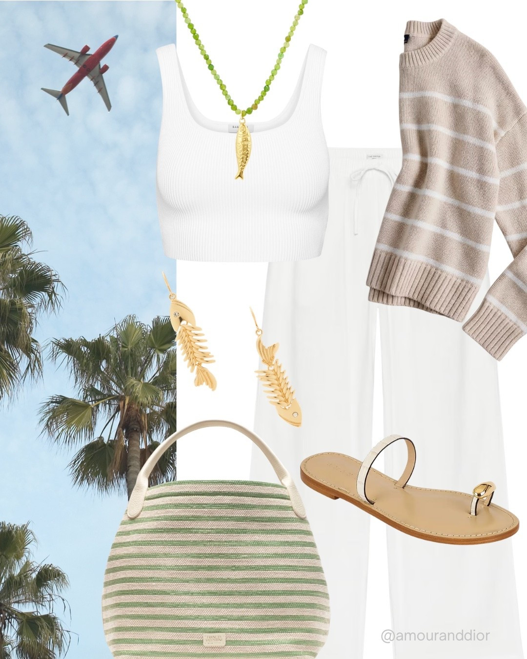 Airport outfit ✈️ travel outfit for summer trips

#LTKootd #LTKTravel #LTKOver40