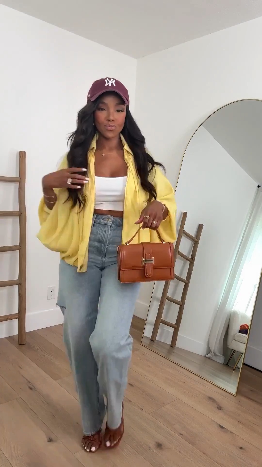 Scroll to shop this casual Mother’s Day look 💐

An easy everyday outfit that still feels styled—light denim, a cropped tank, and a pop of color layered on top. Pieces like this can be mixed and matched so many ways, making your cost per wear go way down over time.

Perfect for a laid-back Mother’s Day, running errands, casual brunch, or weekend outings.

📏 Measurements: 5’4”, 140 lbs, 34D bust, 27” waist, 40” hips

Follow me on Instagram and YouTube @kirasfashionfinds