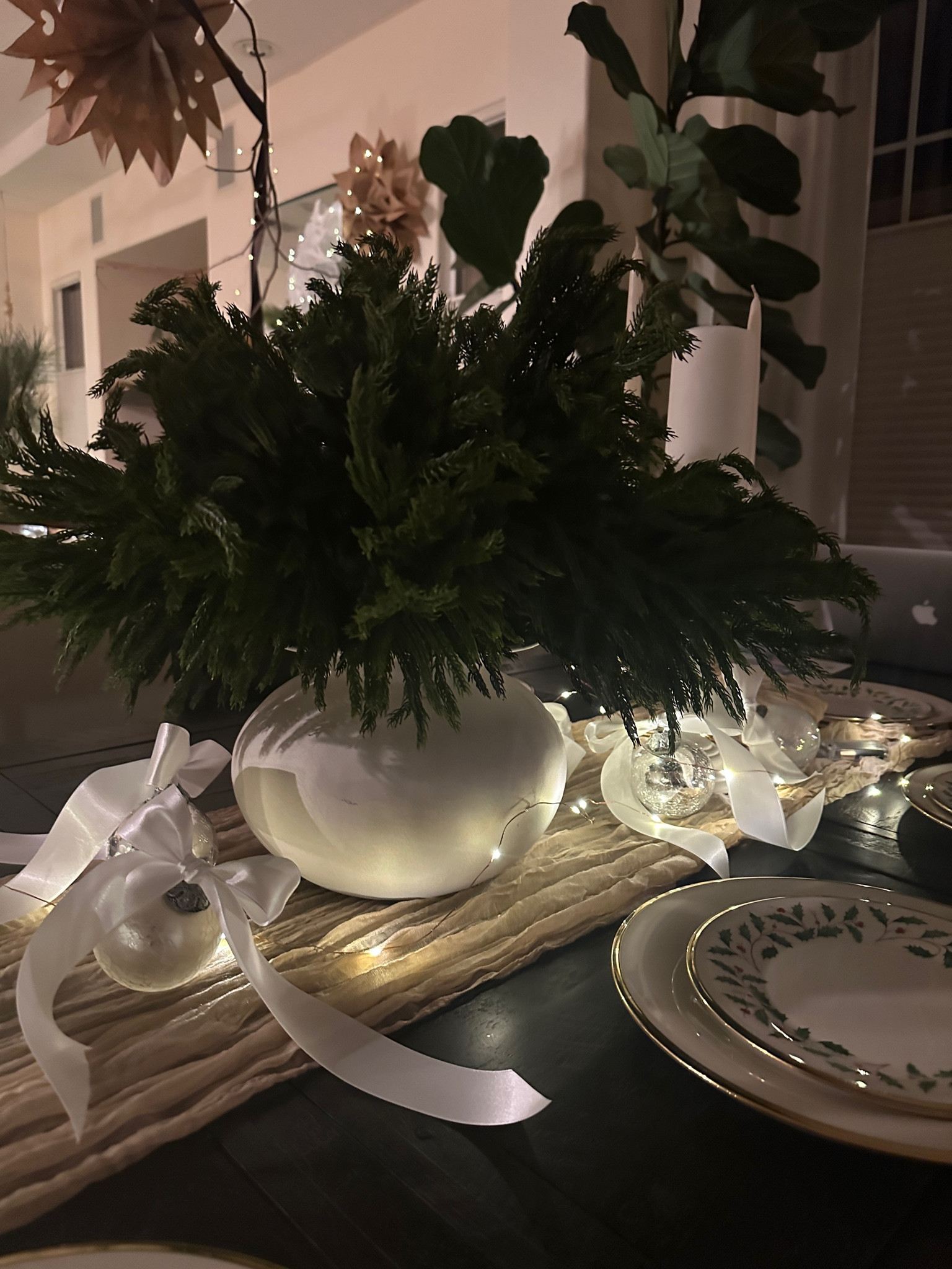Loving my holiday table centerpiece!

#LTKSeasonal #LTKHoliday #LTKGiftGuide