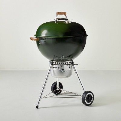 Weber 22" Charcoal Grill 1500573 Green - Hearth & Hand™ with Magnolia | Target