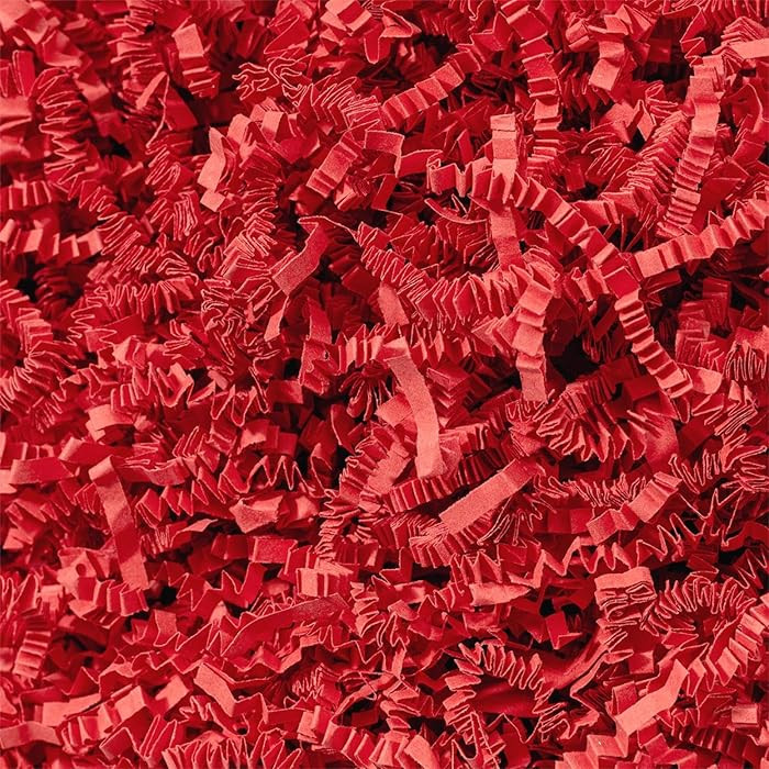 Wowxyz 1 LB Crinkle Cut Paper Shred Red Crinkle Shredded Paper | Amazon (US)