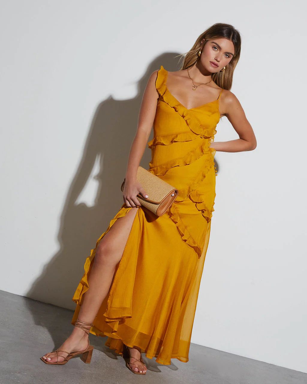 All About Love Chiffon Maxi Dress | VICI Collection