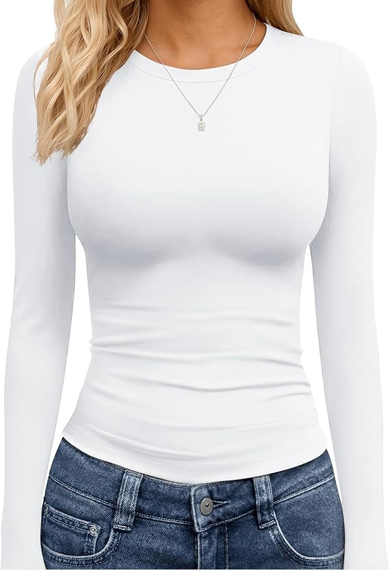 TNNZEET Long Sleeve Shirts for Women Fall Fashion Workout Crop Top Y2K 2026 | Amazon (US)