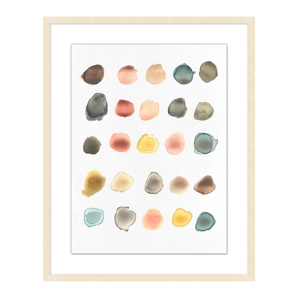 Watercolor Dots 2 Painting, Bright, Large | West Elm (US)