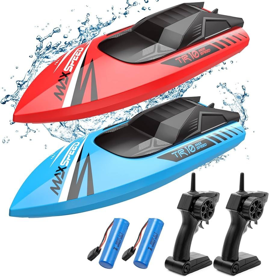 Remote Control Boat Kids,2Pack RC Boats for Boys&Girls,Toy Boat for Pools Lakes River Water Play ... | Amazon (US)