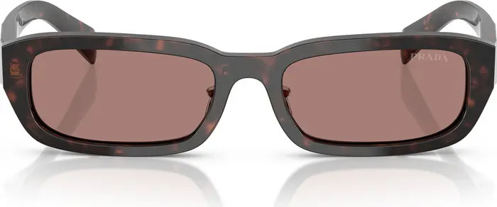 Prada 55mm Rectangular Sunglasses | Nordstrom | Nordstrom
