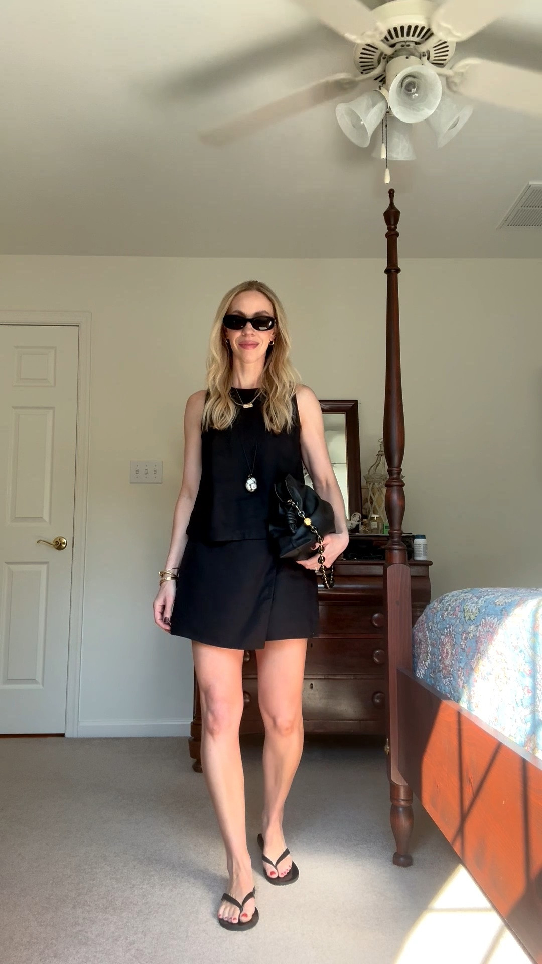 This black linen set from @Quince is adorable - the skirt is actually a skort! Under $100 for both pieces and you can mix and match them with others

#LTKSeasonal #LTKOver40 #LTKSaleAlert