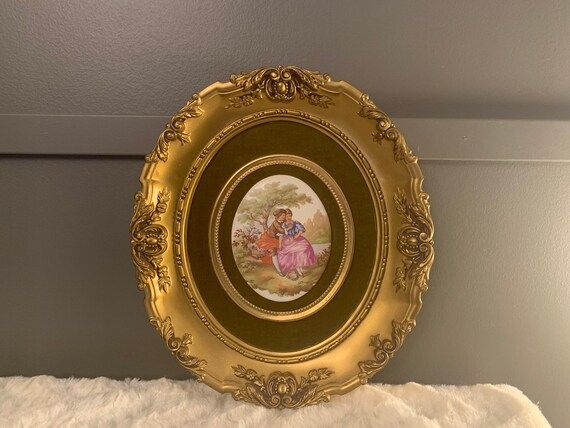 Fragonard Limoges Courting Couple 11 Oval French Porcelain | Etsy Canada | Etsy (CAD)