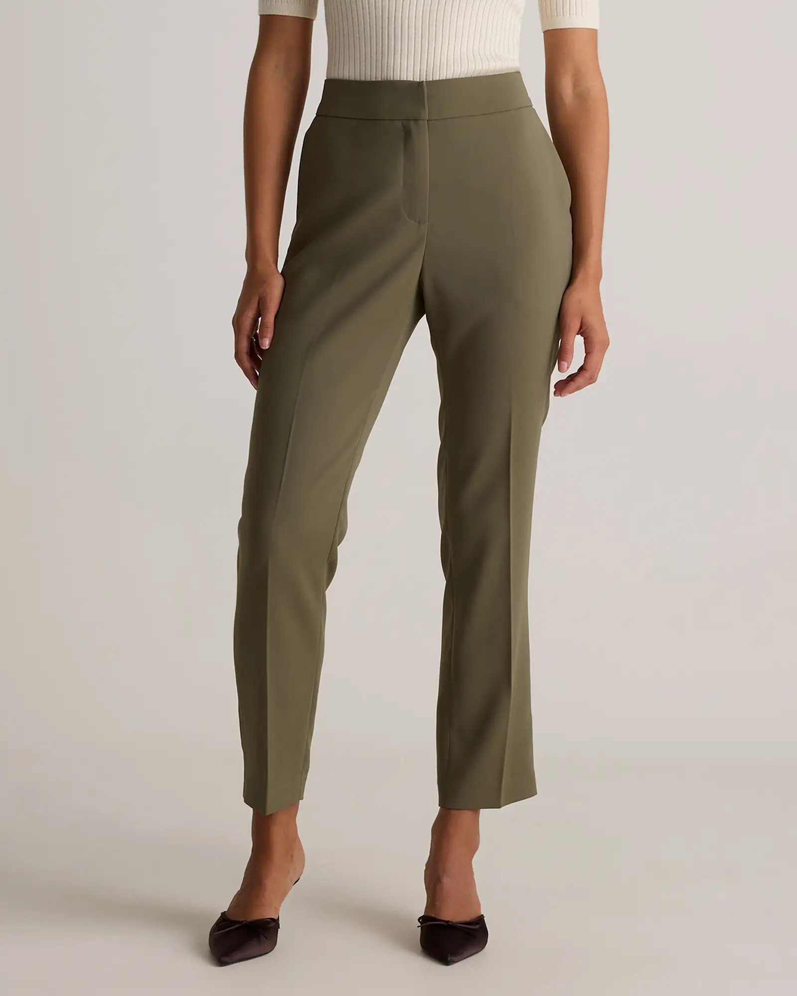 Stretch Crepe Ankle Pants | Quince