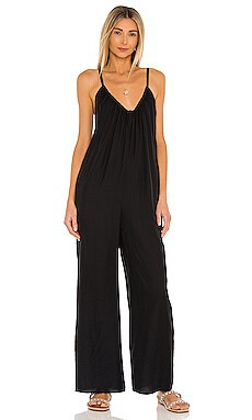 LPA Wide Leg Jumpsuit in Black from Revolve.com | Revolve Clothing (Global)