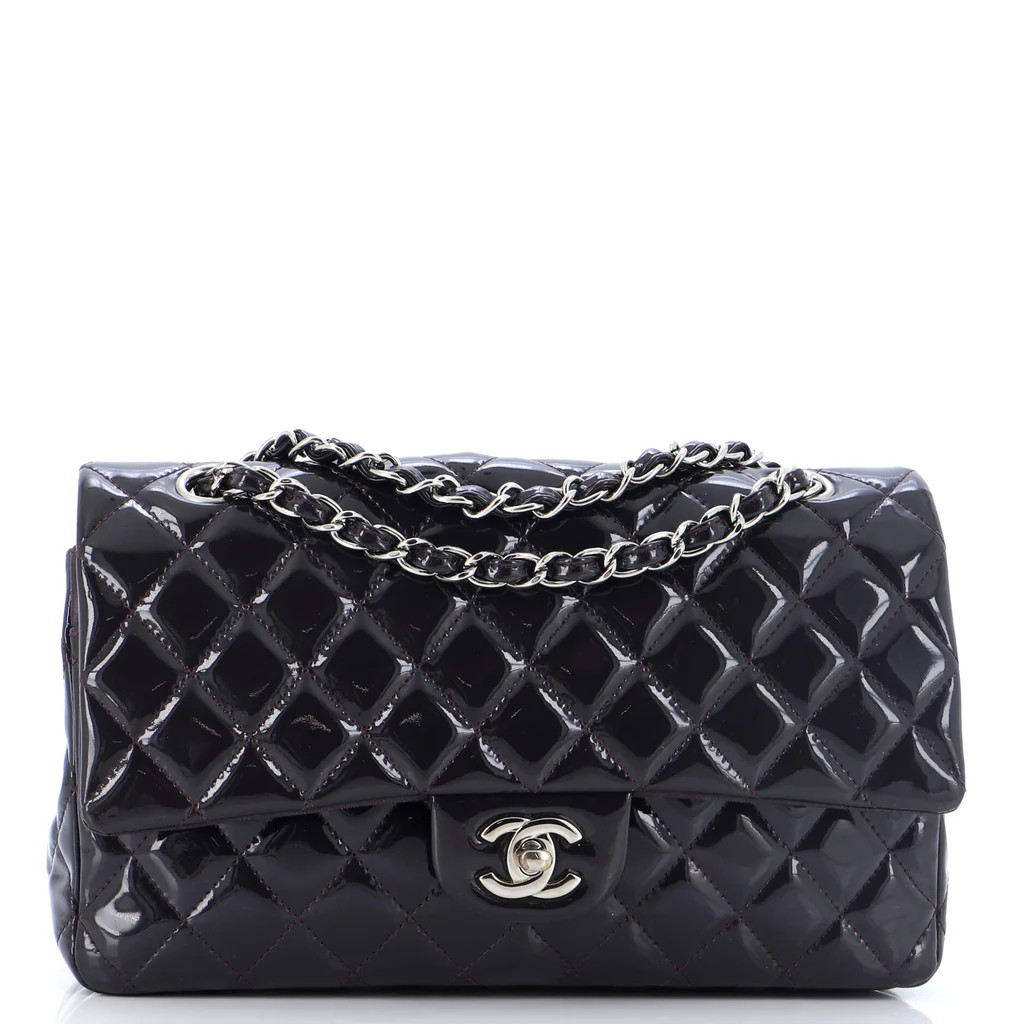 Classic Double Flap Bag Quilted Patent Medium | Rebag