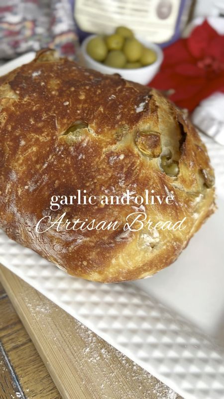 This Garlic and Olive No-Kneed Artisan Bread is only a few simple ingredients and you can skip the trip to the bakery, save money, and feed everyone at home!

Recipe on my IG @northsouthblonde

#HolidayBakingWithBobsInCanada #BobsHolidayBakingAtLoblaws #nokneedbread #artisanbread #christmasrecipe #olivebread #bobsredmillartisanflour #holidaybaking #christmasbaking
