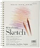 Strathmore (25-508 STR-025-508 100 Sheet Sketch Pad, 8.875 by 11", 8.5"x11", White | Amazon (US)