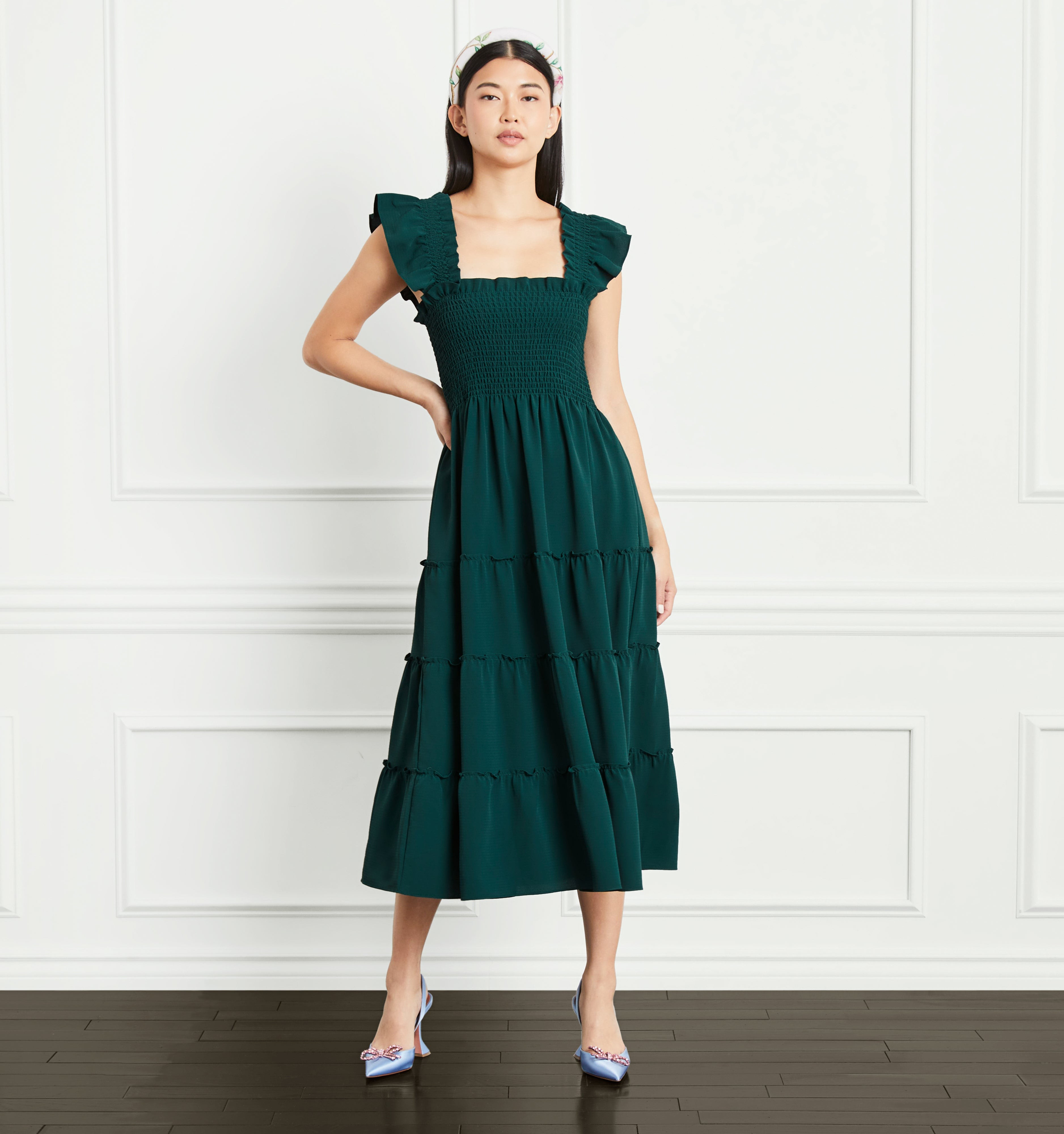 The Ellie Nap Dress - Diane Hill Multi Cotton | Hill House Home
