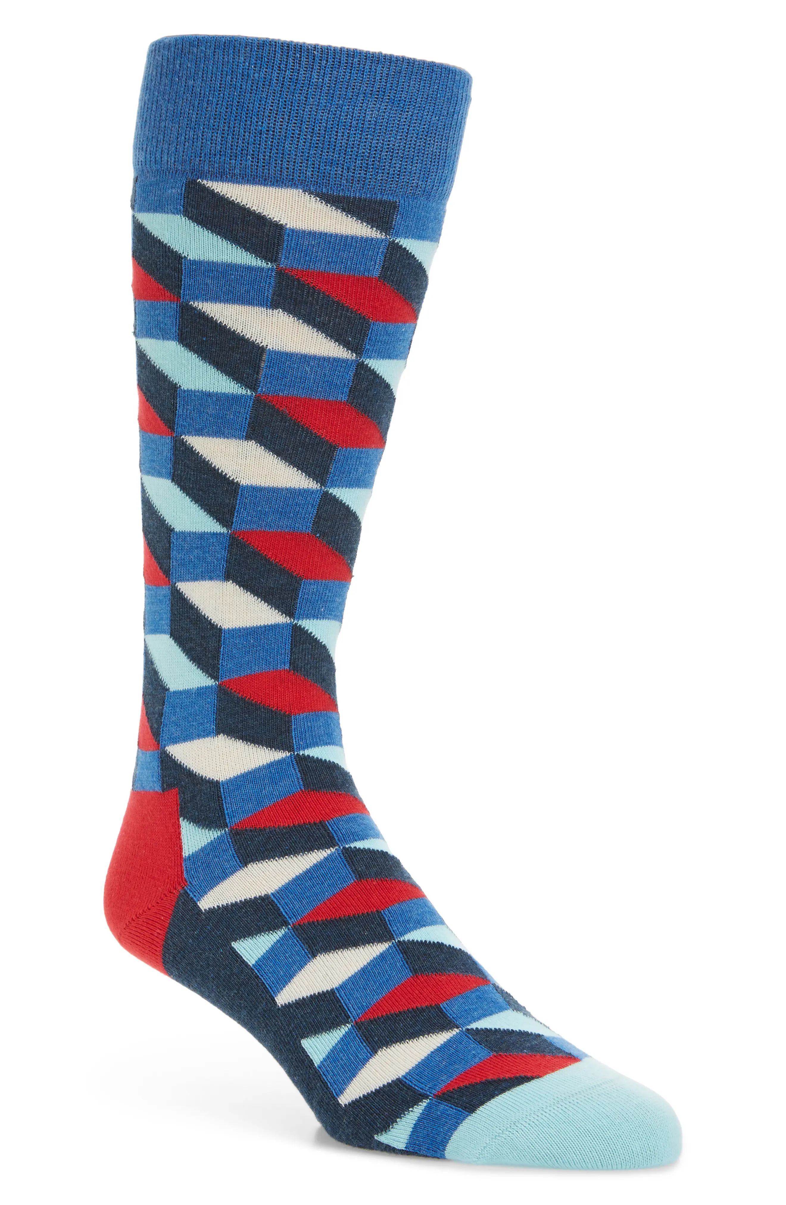 Happy Socks Filled Optic Socks | Nordstrom