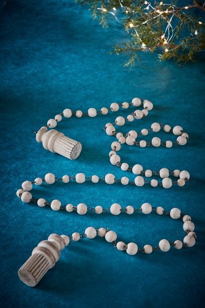 Wooden Tassel Garland | Soft Surroundings