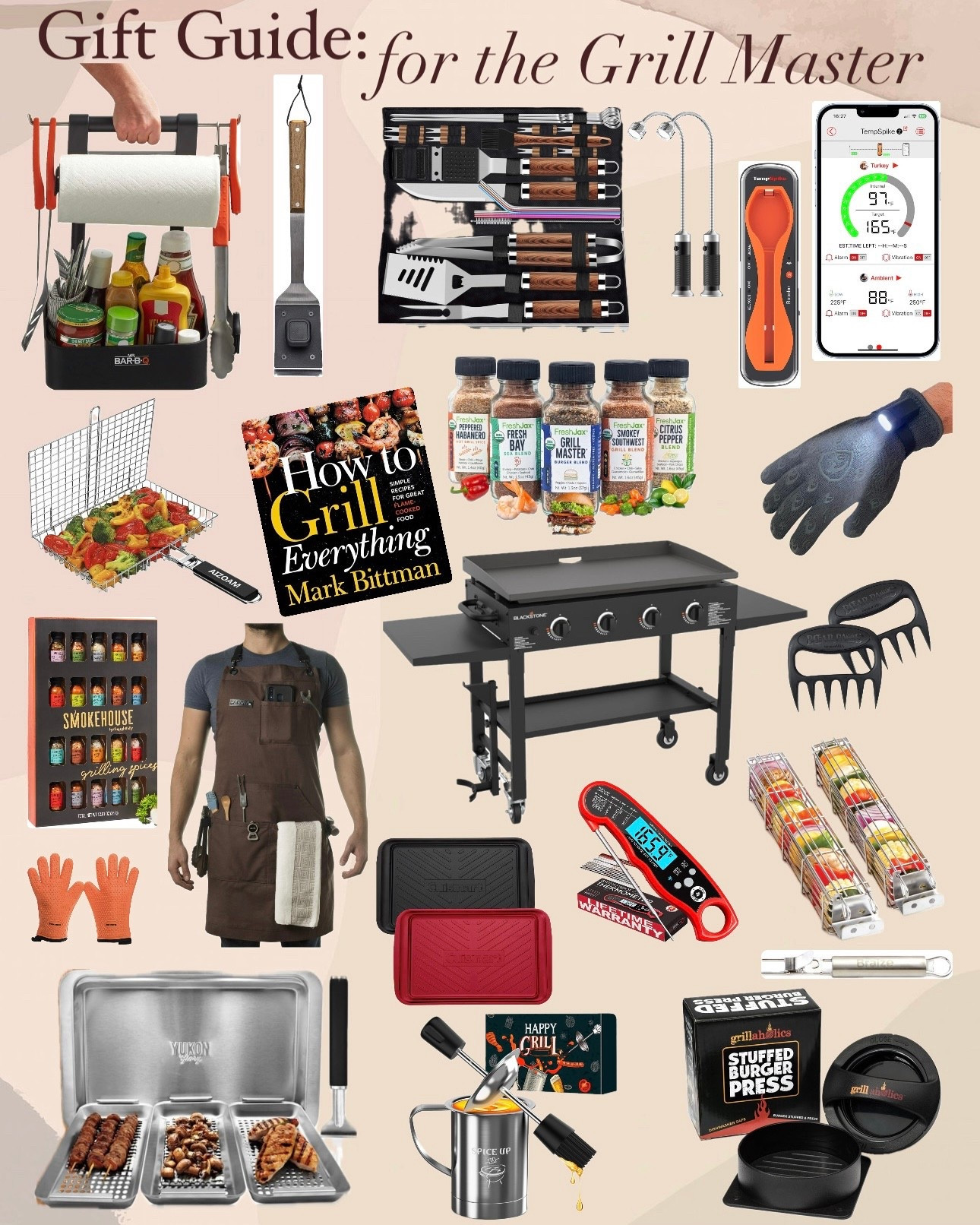 Gift Guide: for the Grill Master! These gift ideas are perfect for the barbecue or grill lover during the holiday season!

Gifts for him, husband, dad, brother, father-in-law

#LTKHoliday #LTKGiftGuide #LTKSaleAlert