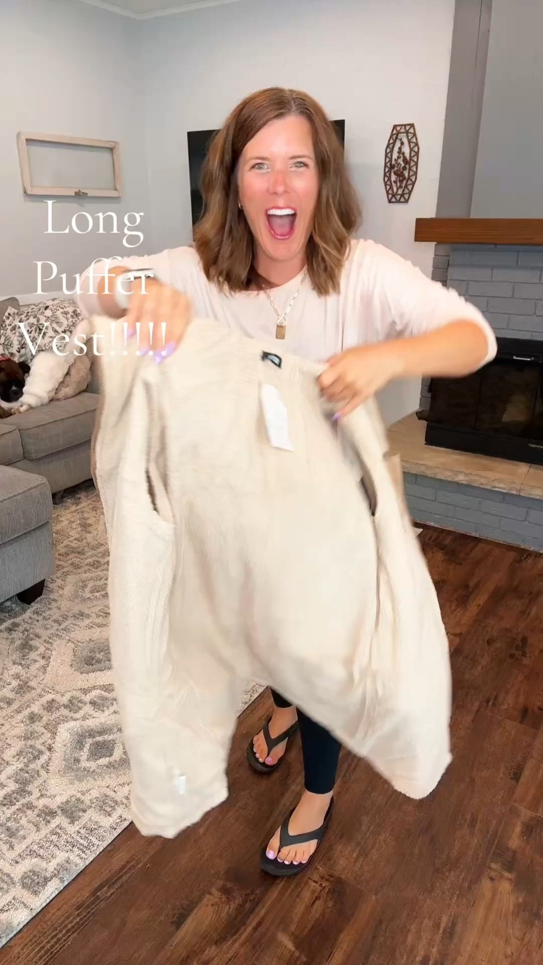 Quilted long puffer vest so warm and cozy!! Fall is coming

#LTKPetite