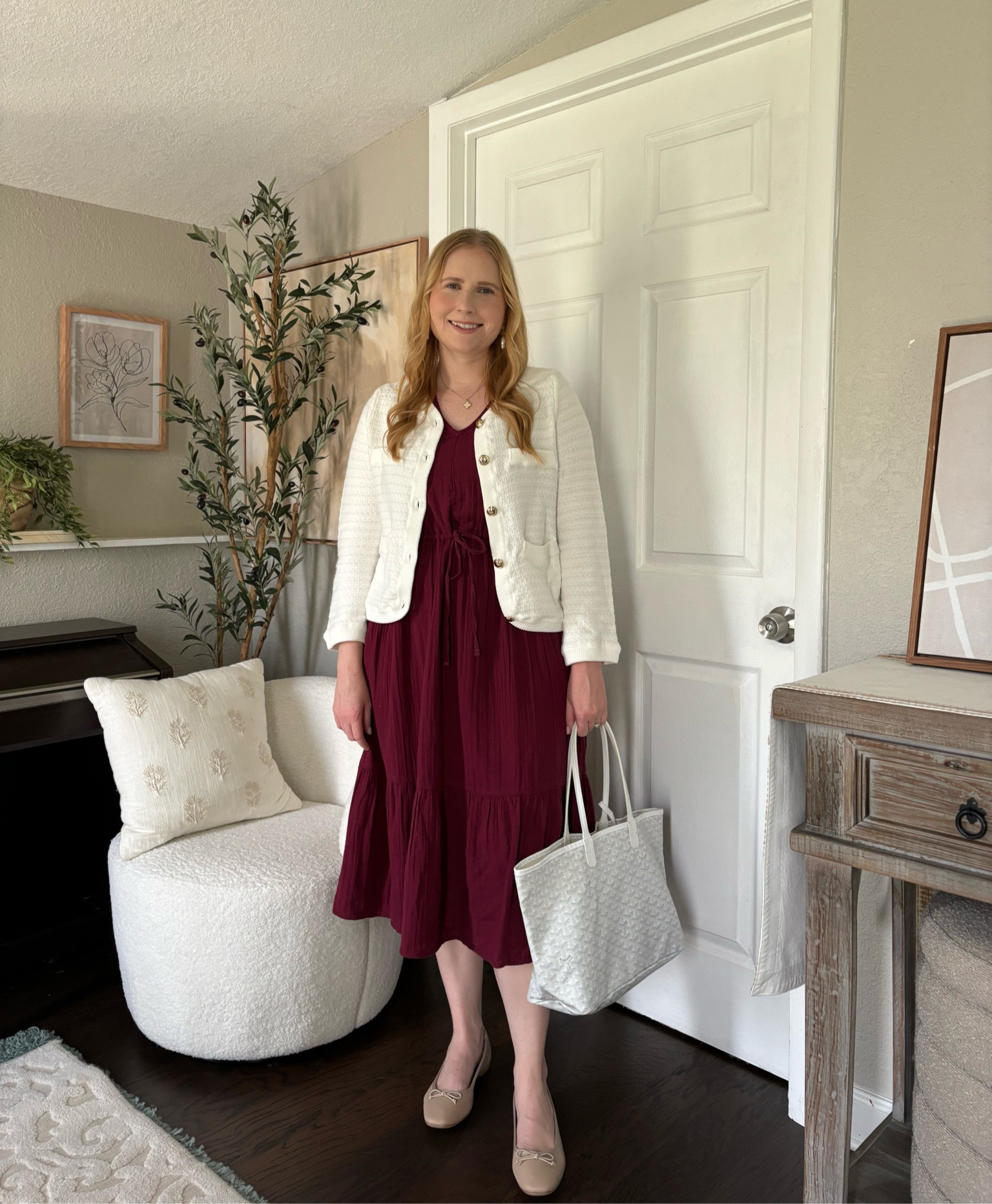 Teacher Outfit | Free Assembly Women’s Welt Pocket Cardigan, Lightweight, Size Medium 

#LTKWorkwear #LTKBacktoSchool #LTKSeasonal