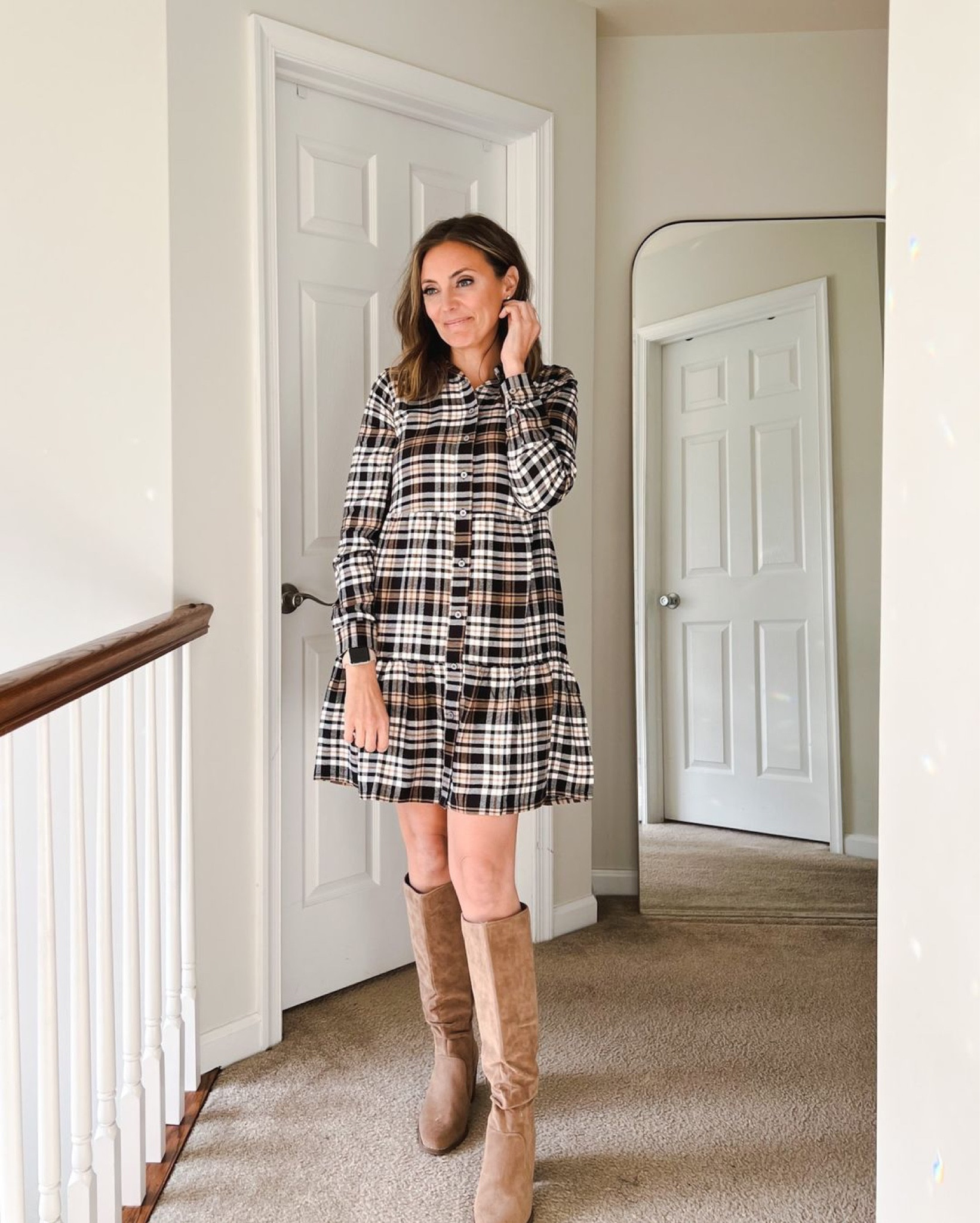 Turkey Day outfits coming your way 🦃!  How pretty is this flow dress?  
4️⃣0️⃣ perc off with code SHINE! 

Shacket
Wide leg pants
Holiday blazer
Holiday fashion
Plaid blazer
Women’s workwear
Tailored pants
Cozy fashion
Holiday party outfit 
Winter fashion
Winter outerwear
Winter coat
Belt bag
Halloween
Fall outfits
Fall fashion
Jeans
Fall wedding guest
Work wear
Fall decor
Jeans
Bedding
Fall fashion
Shackets
Sherpa pullover
Sherpa jacket
Faux leather
Faux leather pants
Cozy cardigan
Flannel pullover
Flannel shacket

#LTKsalealert #LTKHoliday #LTKSeasonal