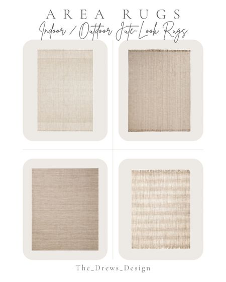 Shop durable and cleanable indoor outdoor woven rugs. Camilo friendly, neutral, pottery barn, striped and subtle pattern rugs 

#LTKhome #LTKstyletip #LTKsalealert