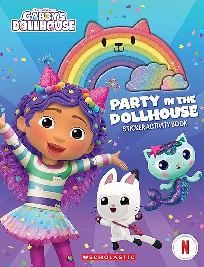 Party in the Dollhouse (Gabby's Dollhouse Sticker Activity Book)      Paperback – Sticker Book,... | Amazon (US)