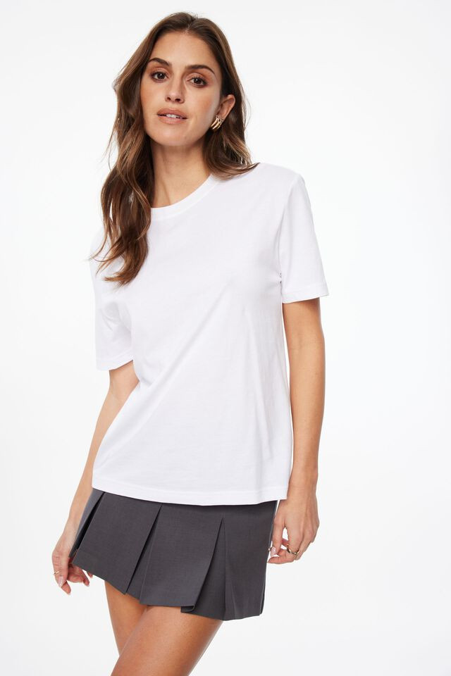 Crewneck Boyfriend Tee | Dynamite Clothing