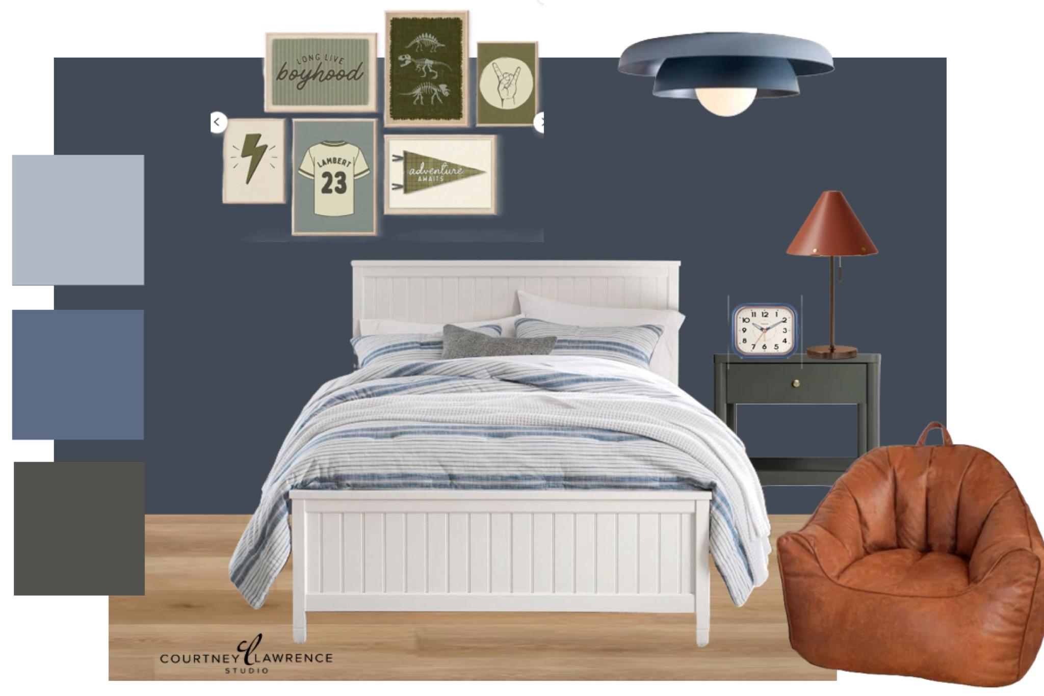 A Hale Navy inspired bedroom! 