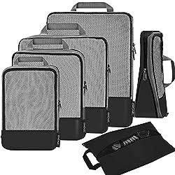 BAGAIL 4 Set/5 Set/6 Set Compression Packing Cubes Travel Accessories Expandable Packing Organize... | Amazon (US)
